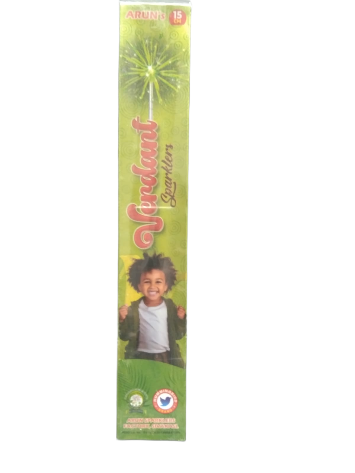 15 cm Green Sparklers — Sparklers
