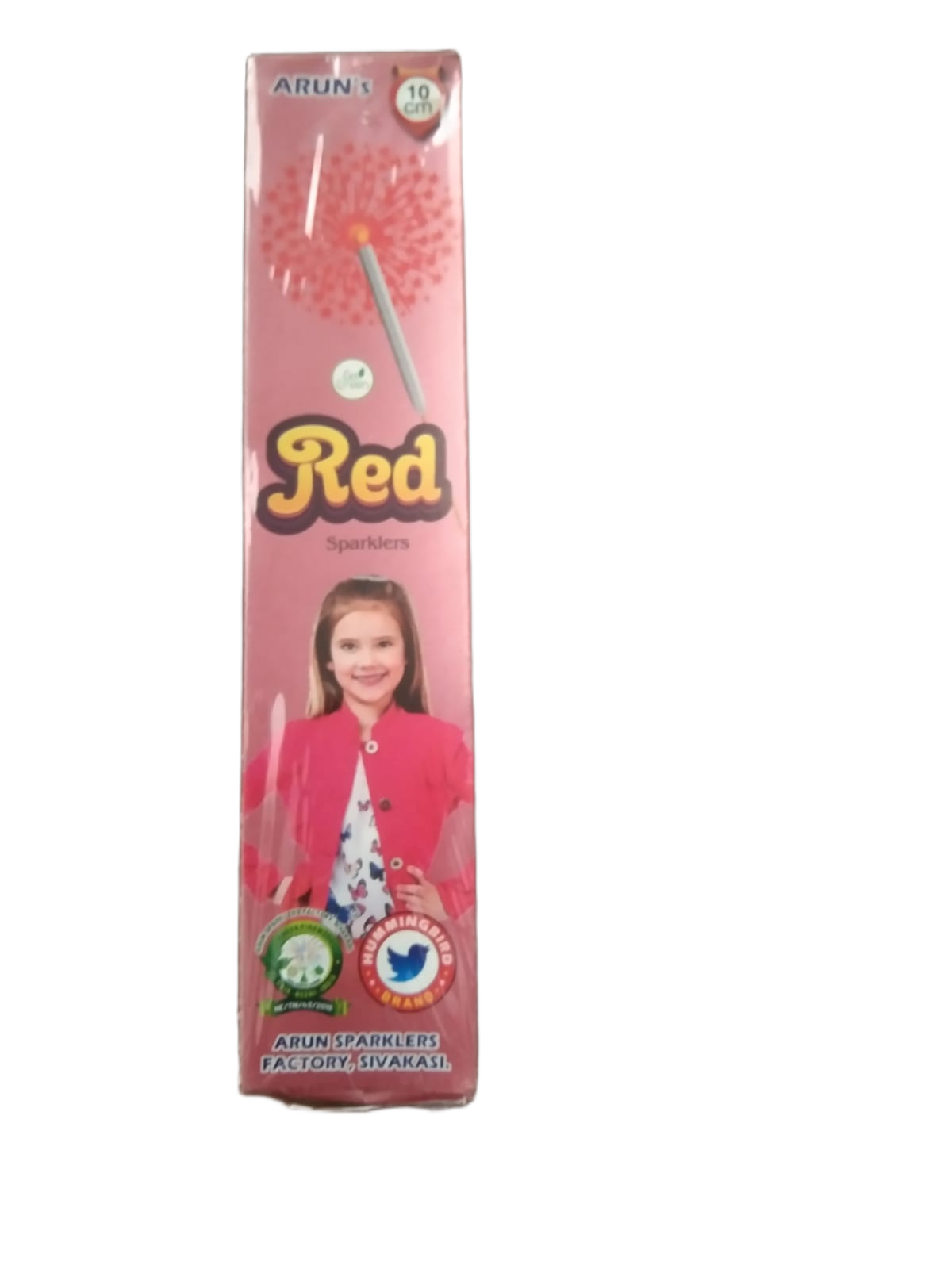 7 cm Red Sparklers — Sparklers